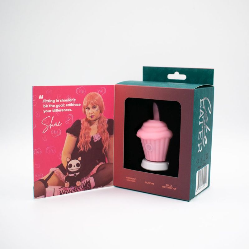 Cake Eater Clit Flicker Stimulator Pink image 2