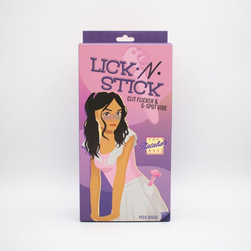 Lick N' Stick Clit Flicker G-Spot Vibrator image 2