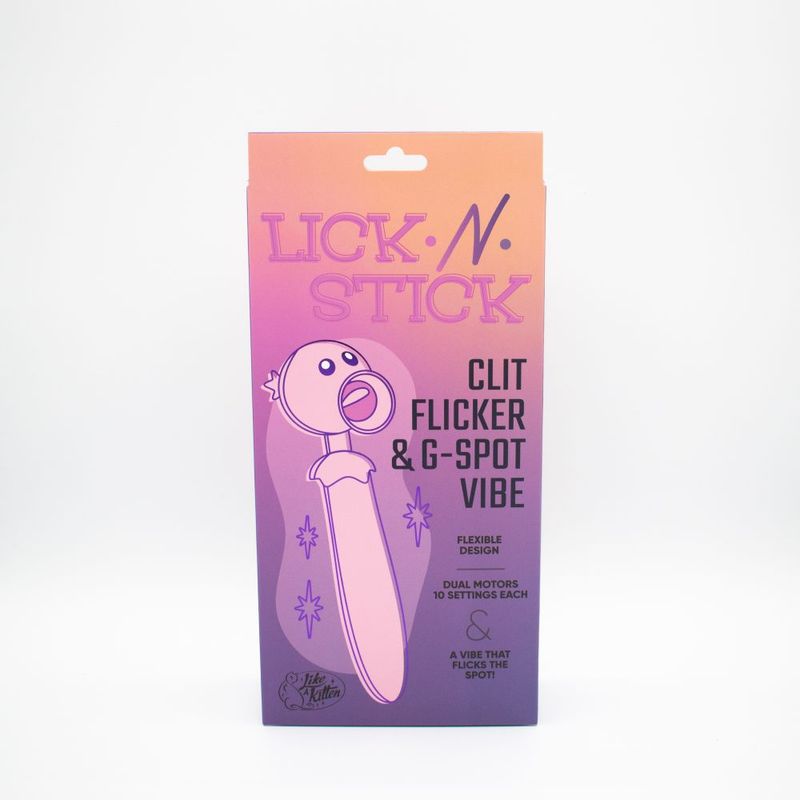 Lick N' Stick Clit Flicker G-Spot Vibrator image 5