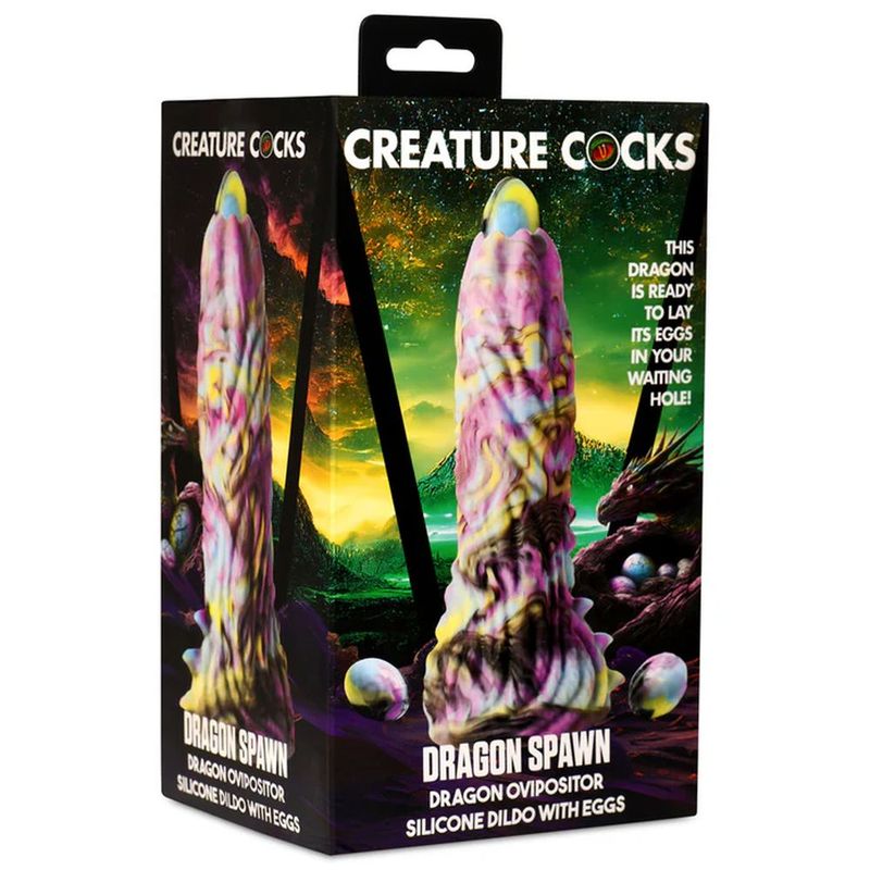 Dragon Spawn Dragon Ovipositor Silicone Dildo with Eggs image 7