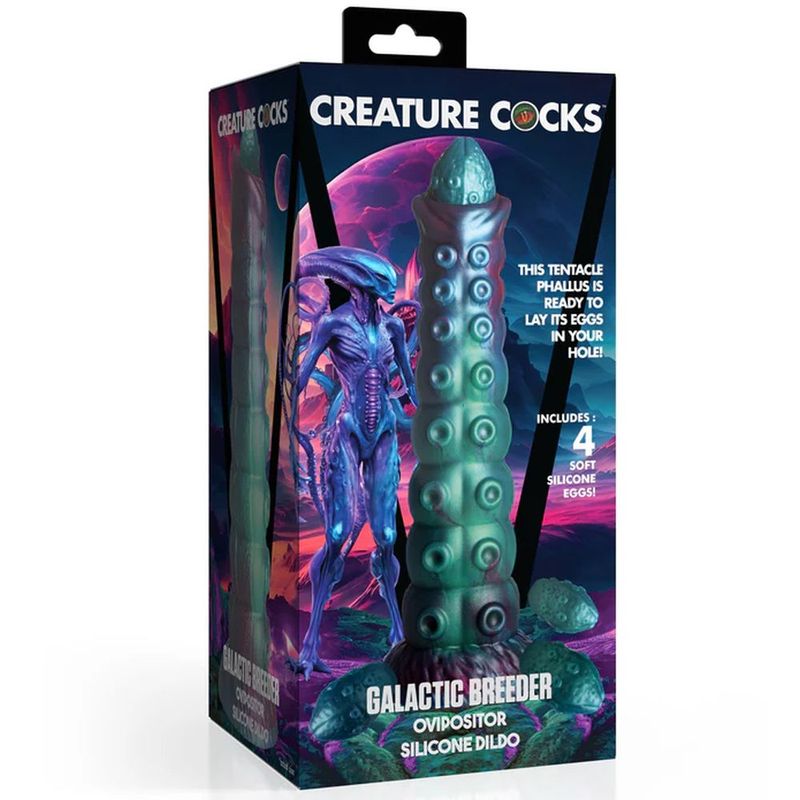 Galactic Breeder Ovipositor Silicone Dildo image 6