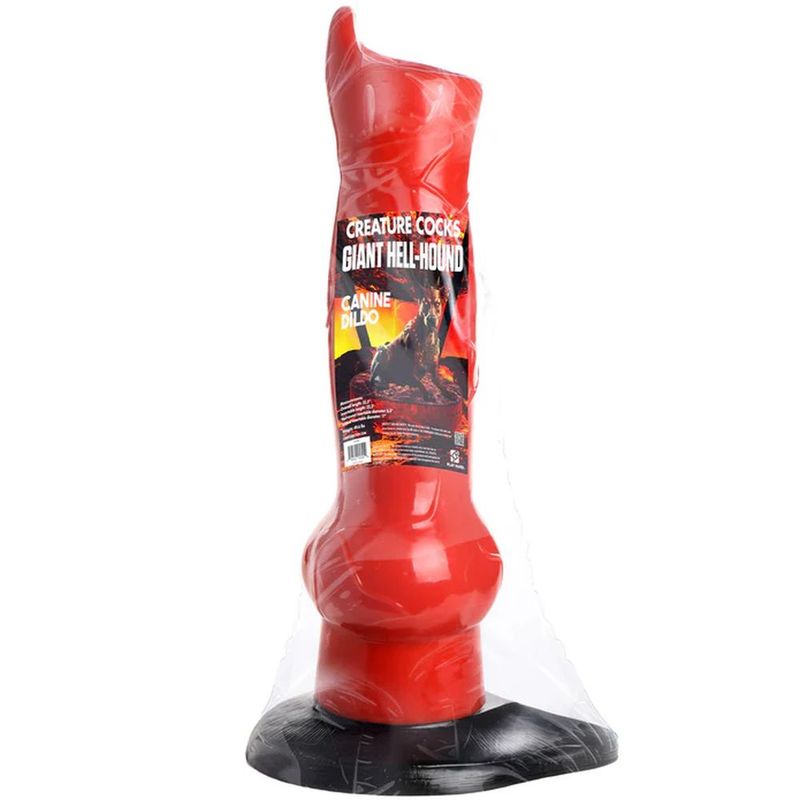 Giant 1 Meter Tall Hell-Hound Canine Dildo image 4