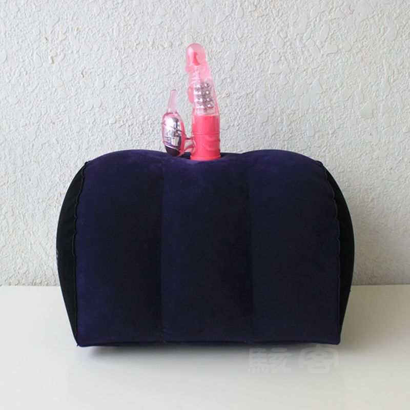 Inflatable Sex Positioning Half Dome Cushion with Toy Holder image 2