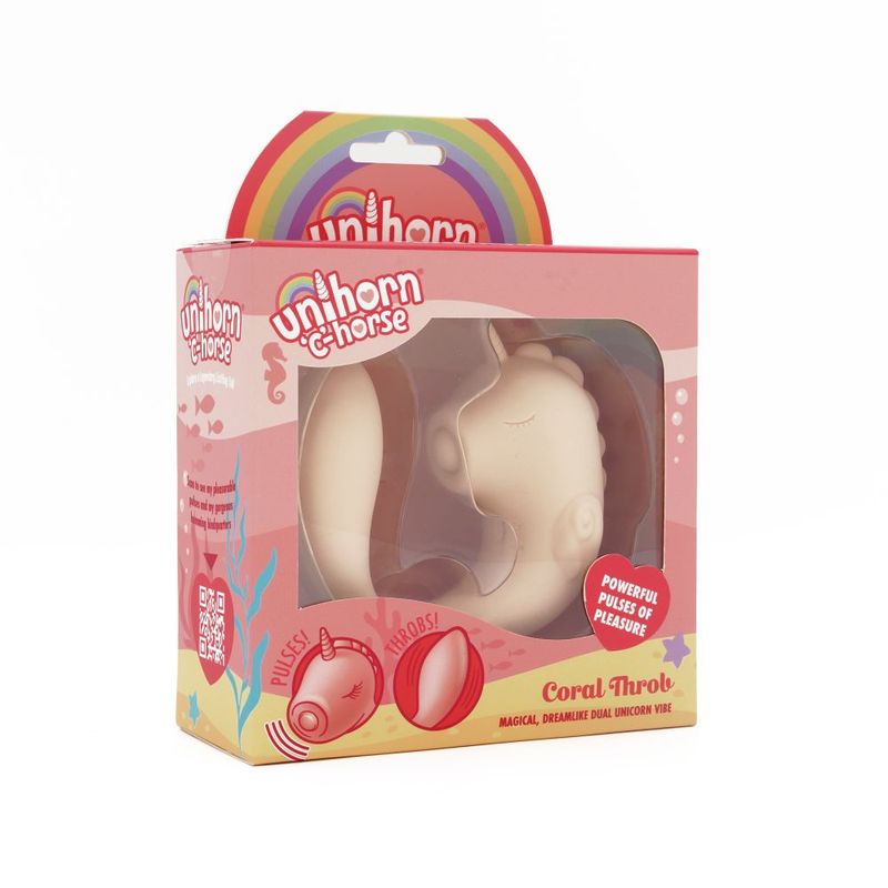 Unihorn Massager C Horse Coral Throb image 1