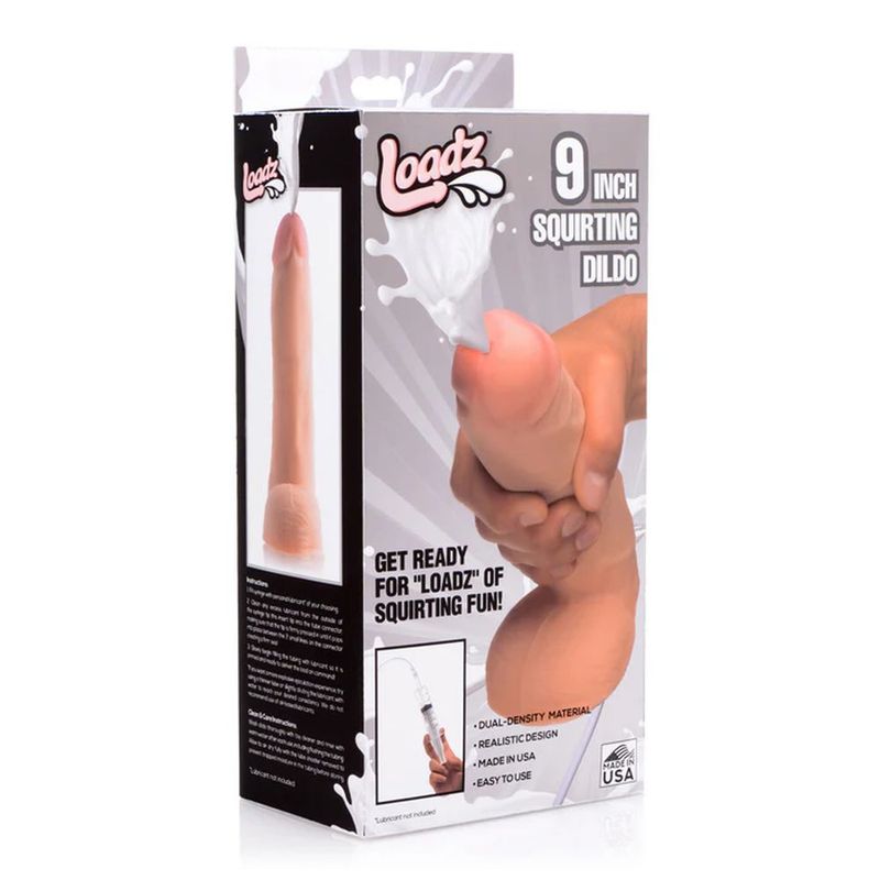 Squirting Dildo 9in with Syringe image 6