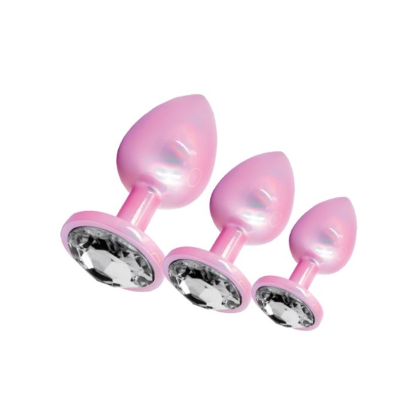 SXE Stainless Steel Comfort 3 Pc Butt Plug Set image 1