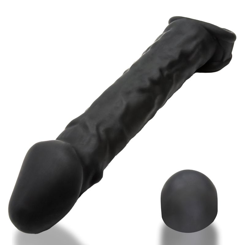 Muscle Ripped Inner Ribbed Velvet-Smooth Night image 3