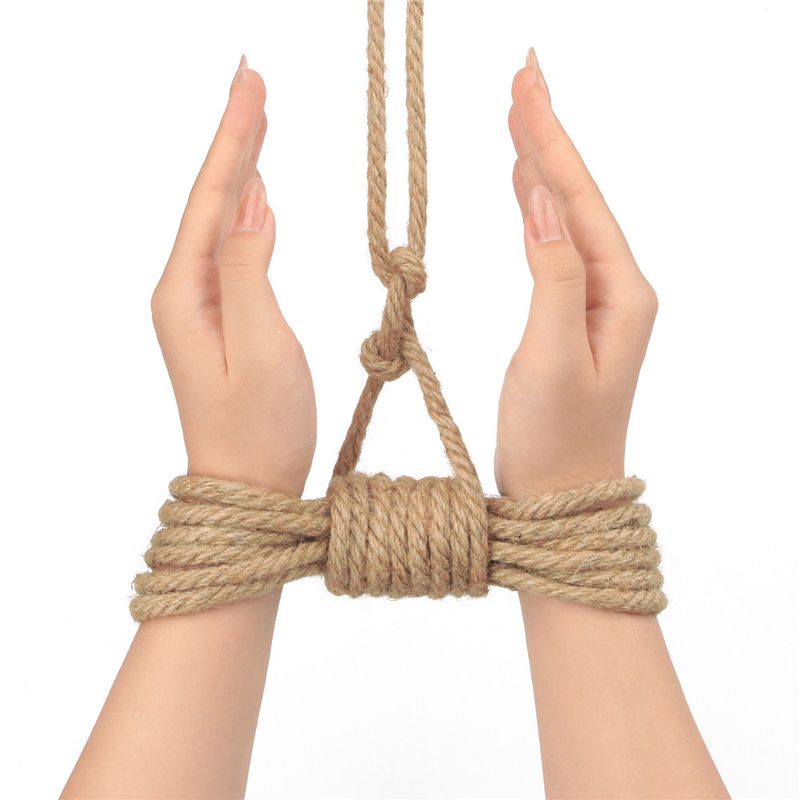 Rebellion Reign Rustic 10m Hemp Bondage Rope image 4