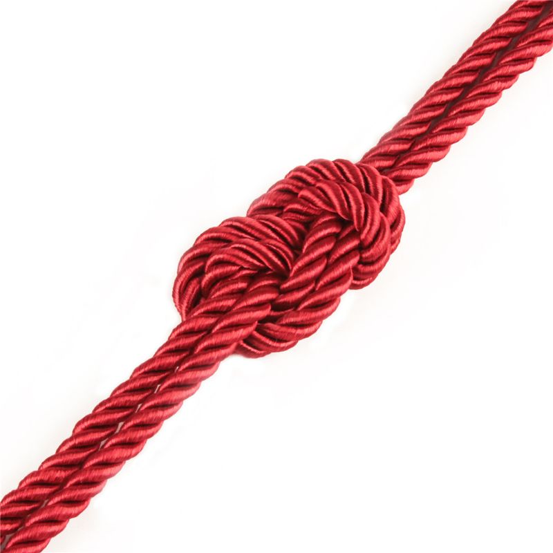 Rebellion Reign Crimson 10m Silky Bondage Rope Red image 4