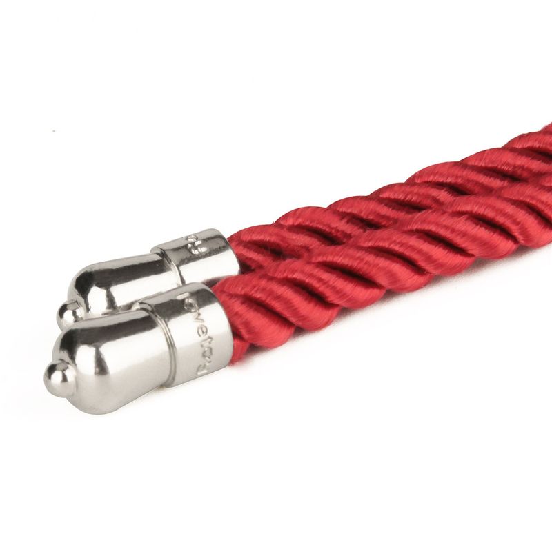 Rebellion Reign Crimson 10m Silky Bondage Rope Red image 5