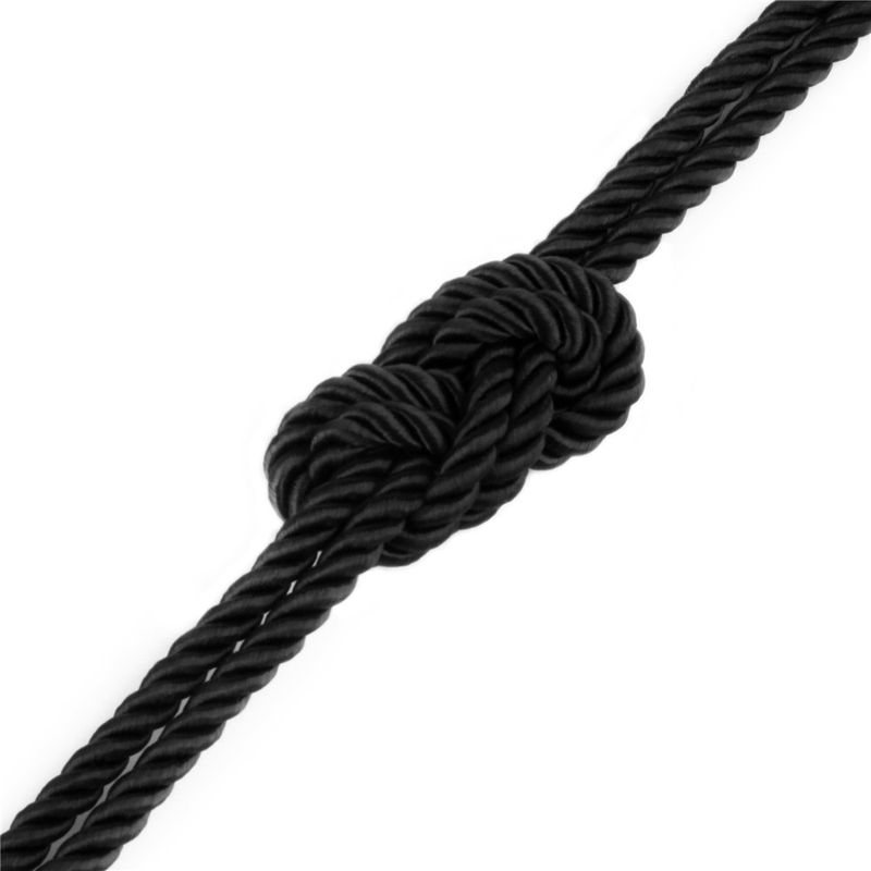 Rebellion Reign Ebony 10m Silky Bondage Rope Black image 4