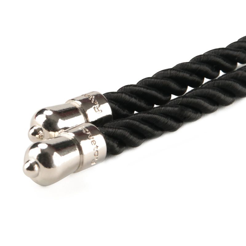 Rebellion Reign Ebony 10m Silky Bondage Rope Black image 5