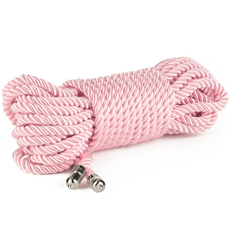 Rebellion Reign Rose 10m Silky Bondage Rope Pink image 1