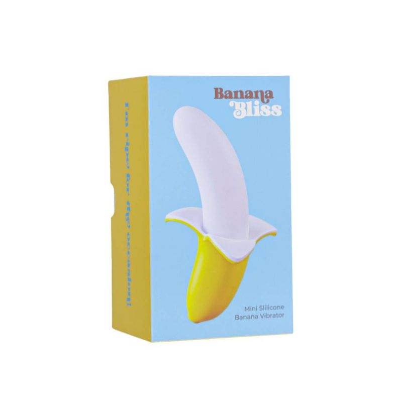 Banana Bliss 13cm Silicone Slimline Vibrator Massager image 4