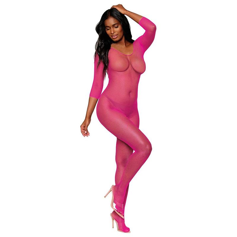 Dreamgirl Open Crotch Body Stocking Black image 4