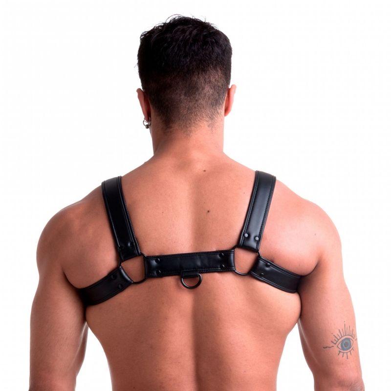 Vegan Bulldog Harness Black image 2