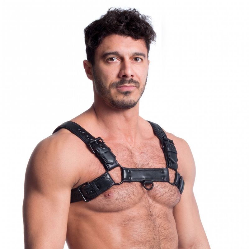 Vegan Bulldog Harness Black image 3