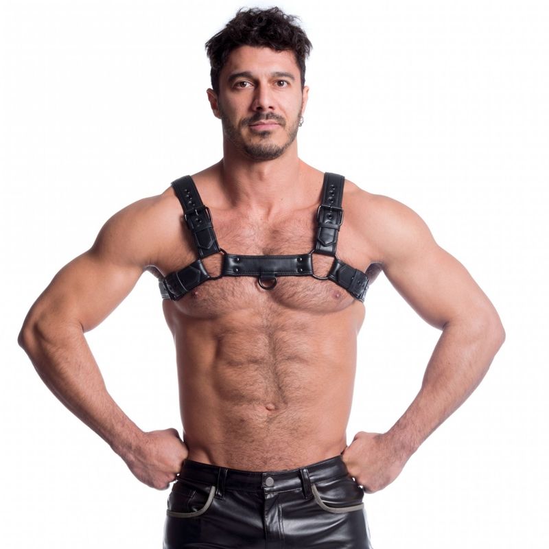 Vegan Bulldog Harness Black image 8