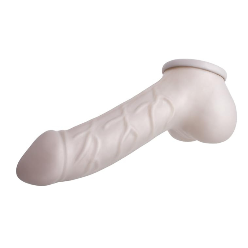 Carlos Latex Cock Sleeve Silver image 2