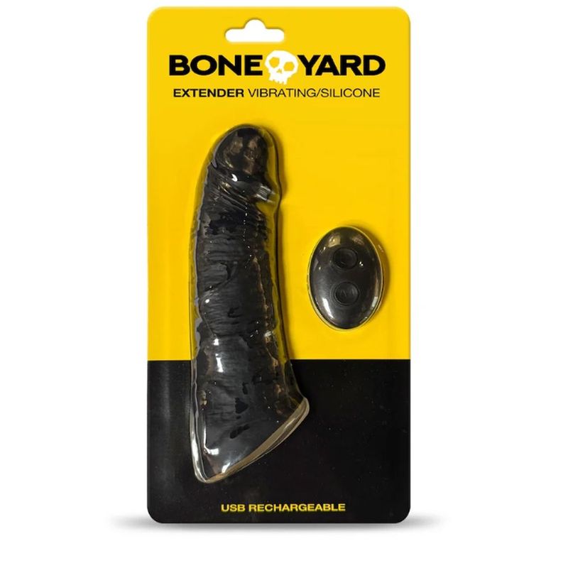 Boneyard Vibrating Silicone Remote Control 9 Mode Extender image 1
