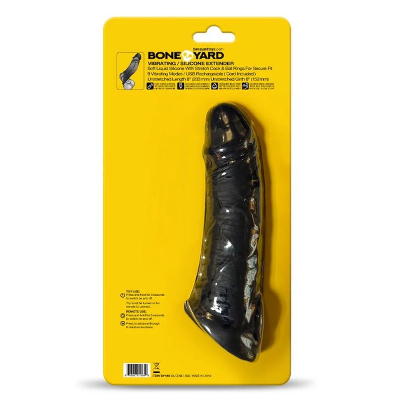 Boneyard Vibrating Silicone Remote Control 9 Mode Extender image 2