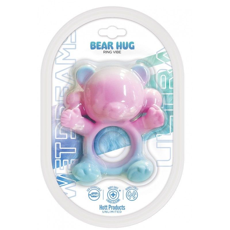 Wet Dreams Ultra 20 Mode USB Silicone Bear Hug Cock Ring image 2