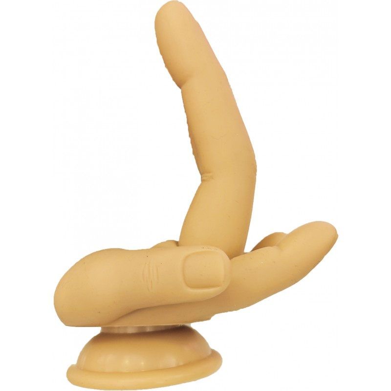 Finger Fest Dildo Double Up Flesh image 1