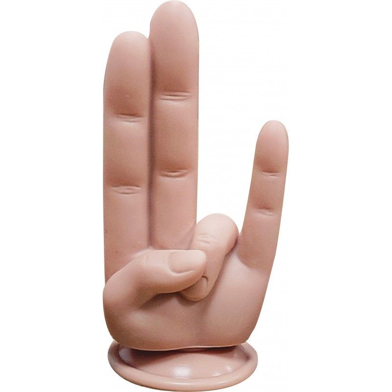 Finger Fest Dildo The Shocker Flesh image 1