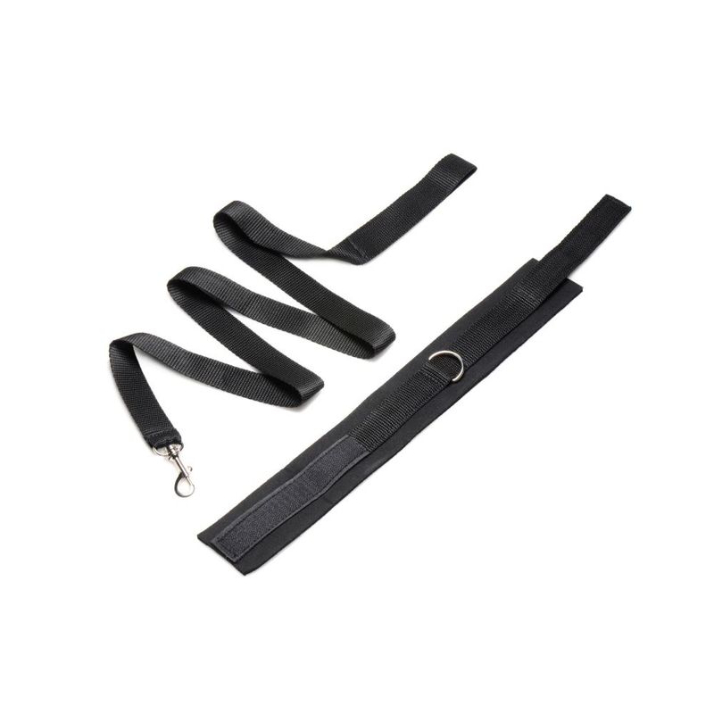 Neoprene Collar And Leash Set Black image 4