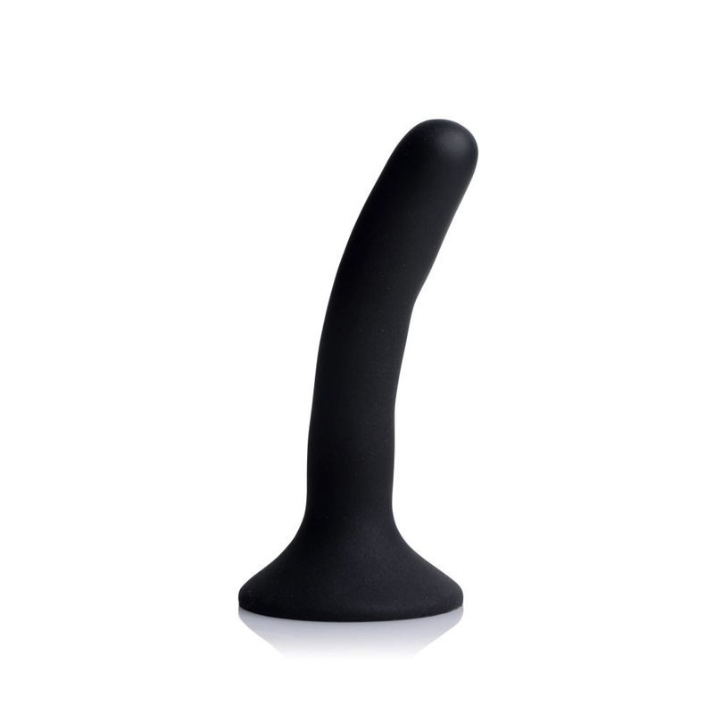 Black Silicone Strap-On Dildo Small image 7