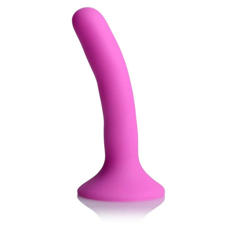 Pink Silicone Strap-On Dildo Small image 1