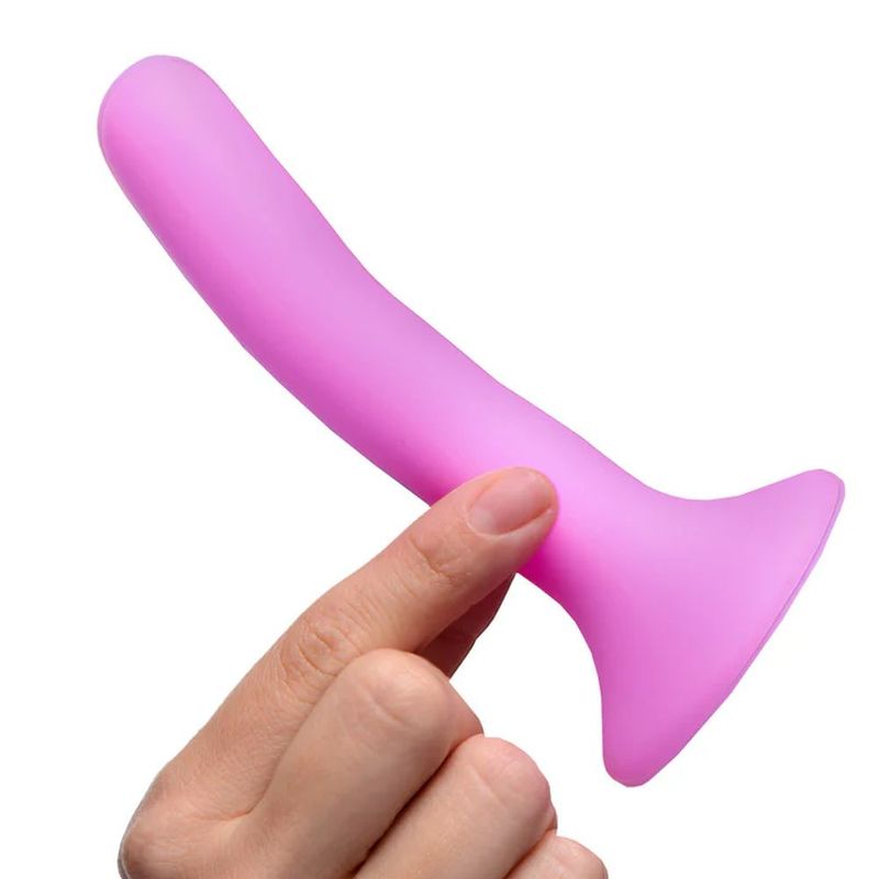 Pink Silicone Strap-On Dildo Small image 8