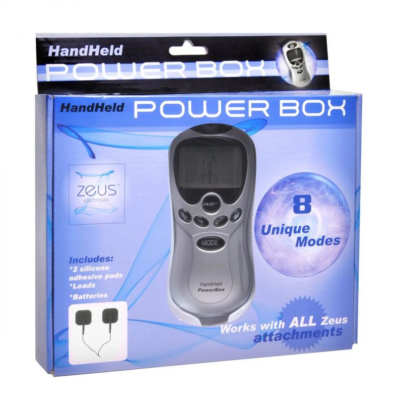 Zeus Handheld 8 Mode Power Box with Black Pads image 3