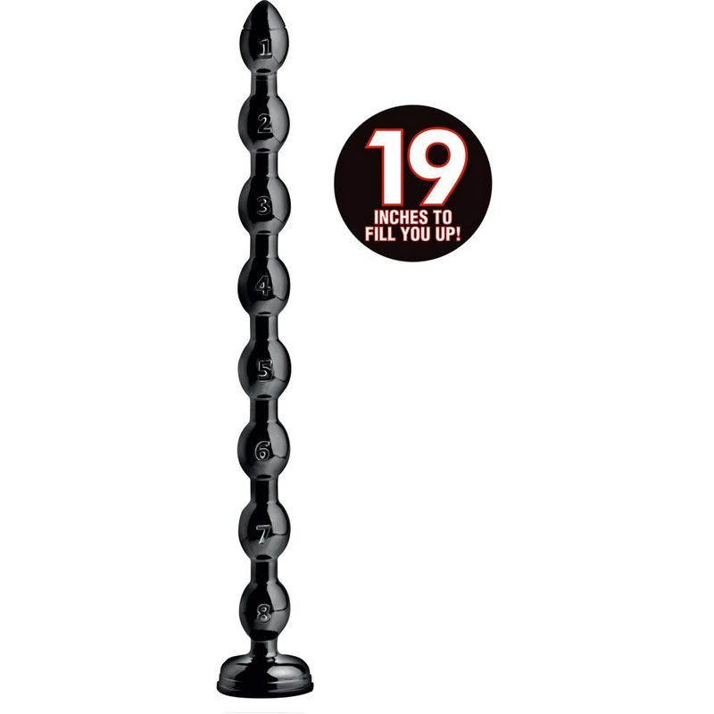 Hosed 19in Beaded Anal Snake image 2