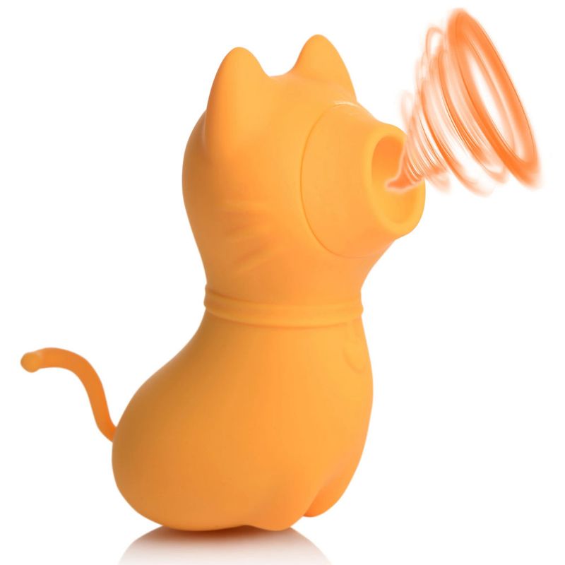 Sucky Kitty 7X Clitoral Stimulator Orange image 3