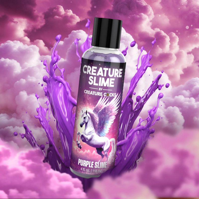Creature Slime Purple Slime Water Based Lubricant 4oz image 4