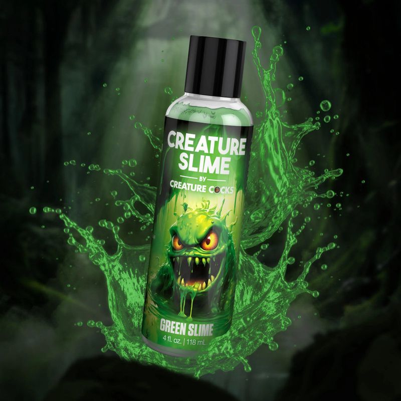 Creature Slime Green Slime Water Based Lubricant 4oz image 3