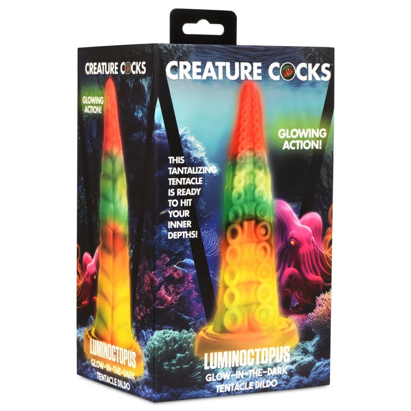 Luminoctopus GITD Tentacle Dildo image 2