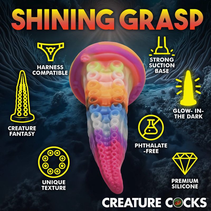 Luminoctopus GITD Tentacle Dildo image 3