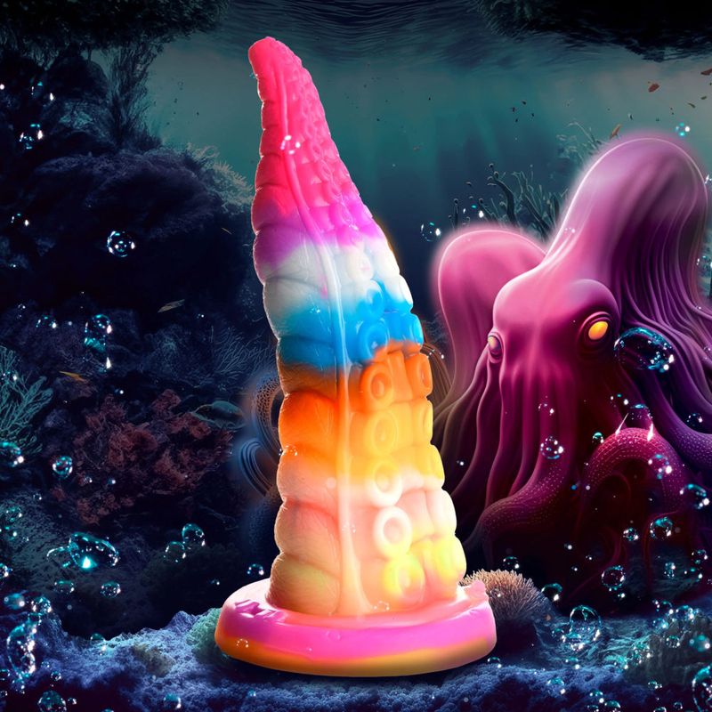 Luminoctopus GITD Tentacle Dildo image 6