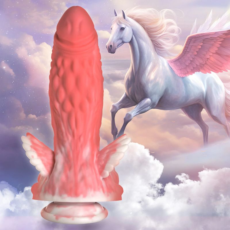 Pegasus Pecker Winged Silicone Dildo image 9