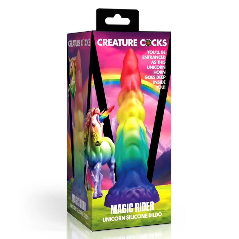 Magic Rider Unicorn Silicone Dildo image 2