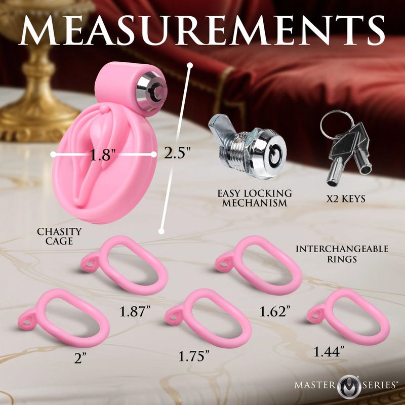 Pussification Vulva Chastity Cage image 2
