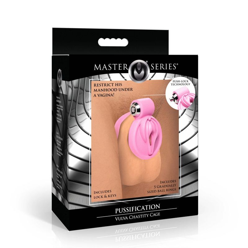 Pussification Vulva Chastity Cage image 4