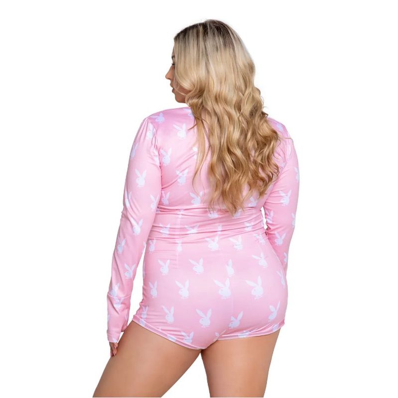 Playboy Slumber Bunny Romper Pink image 2