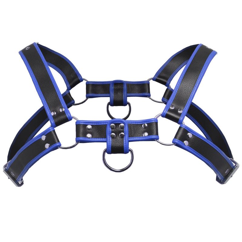 Bulldog Harness Blue image 1