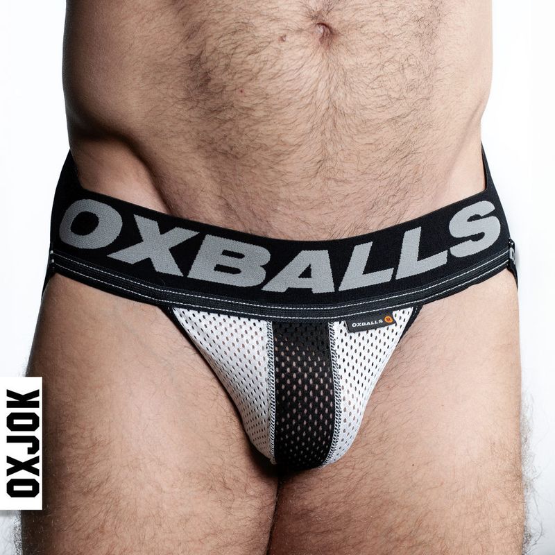Oxballs Airmesh Swagger Jockstrap Ice White image 10