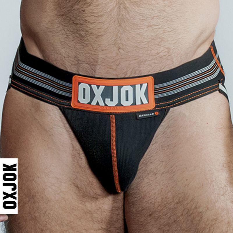 Oxballs Slingjock Upthrust Slider-Strap Jock Black Iron image 2