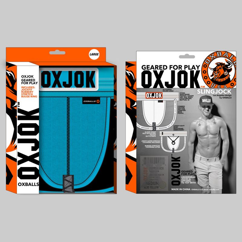 Oxballs Slingjock Upthrust Slider-Strap Jock Black Iron image 40