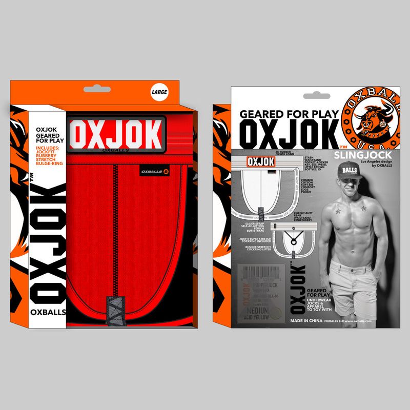 Oxballs Slingjock Upthrust Slider-Strap Jock Black Iron image 44